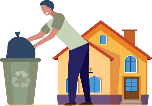 Residential scrap buyer in Bangalore collecting household scrap with home pickup service