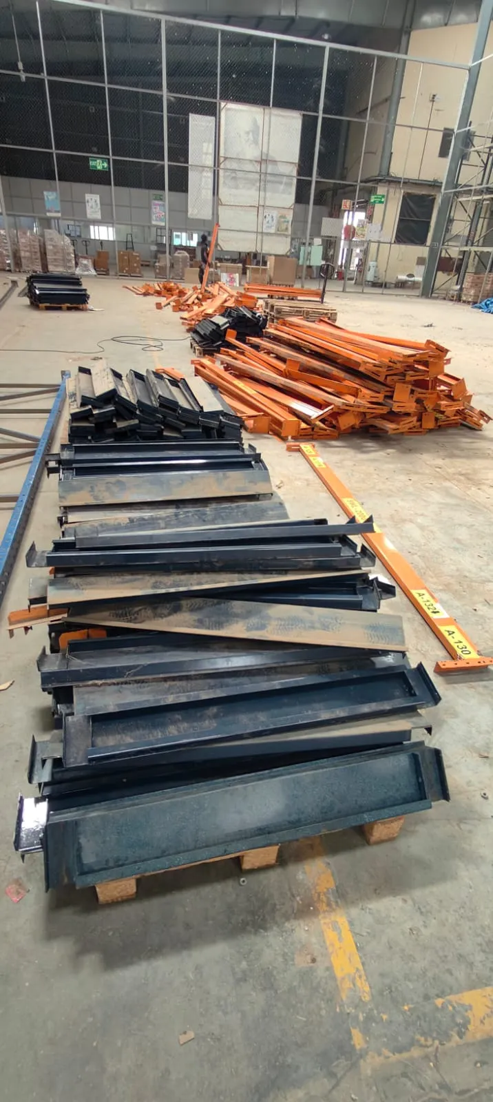 Cleared and graded site after factory dismantling and recycling in Bangalore