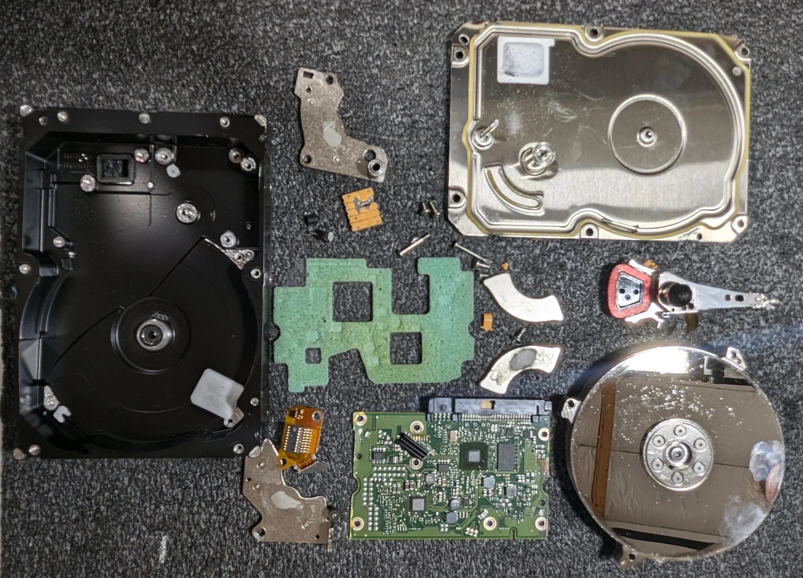 Hard disk degaussing services in Bangalore using high-power magnetic degausser