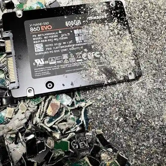 SSD and flash media destruction services in Bangalore